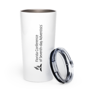 Tapered stainless steel tumbler