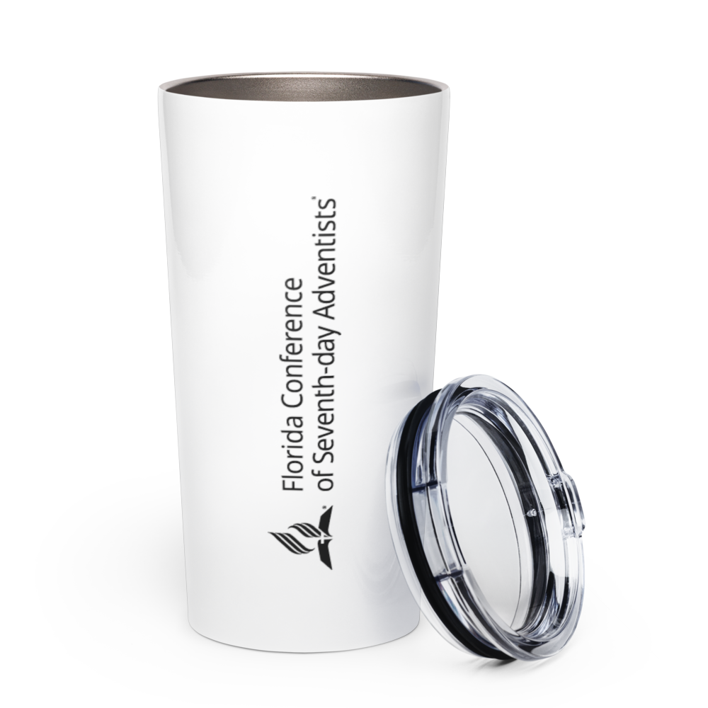 Tapered stainless steel tumbler