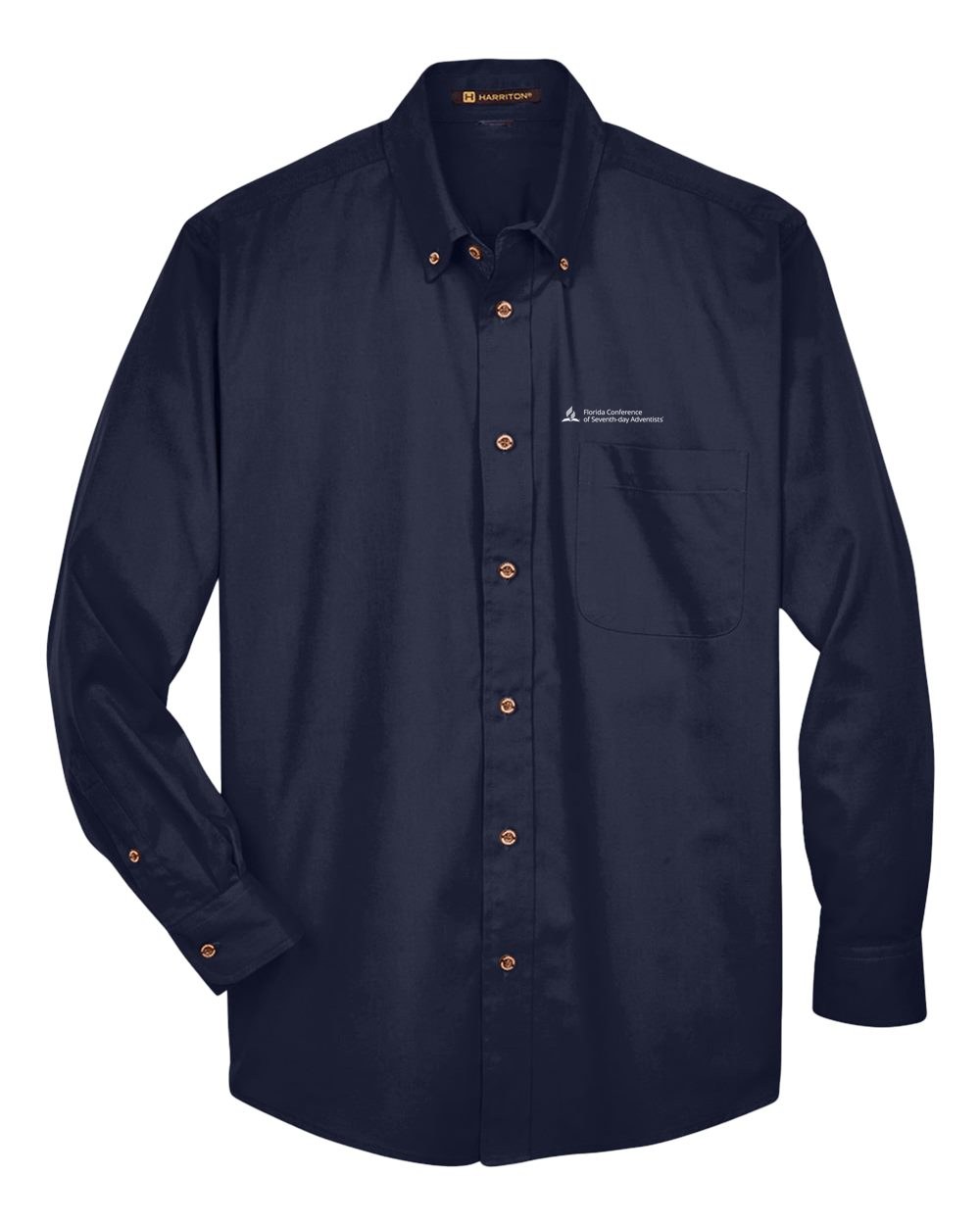 Long Sleeve Twill Dress Shirt - Image 4