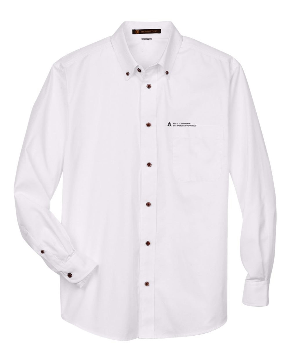 Long Sleeve Twill Dress Shirt - Image 5